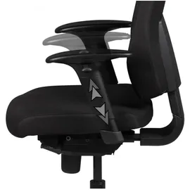 KADIMA DESIGN Bürostuhl Komfort Plus Stoff grau