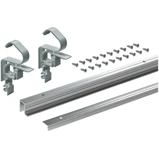 Hettich WingLine L Profilset mit unterer Führung, 1200mm, eloxiert