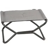 Lafuma Next Gartenhocker 66 x 51 x 35 cm silber