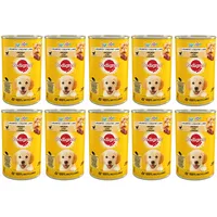 Pedigree 24x400g Pedigree Junior mit Huhn Hundefutter nass