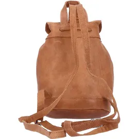 The Skandinavian Brand Mini Leder Rucksack Cognac