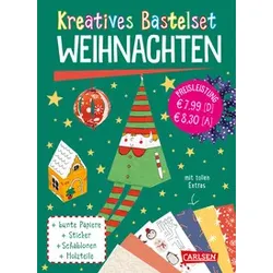 Weihn.Bastelset 6ST sortiert CARLSEN Set Kreatives Bastelset