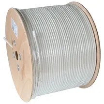 Axing Koaxialkabel geschirmt, 500 m weiß,