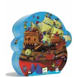 Djeco DJ07241 Formen Puzzle: Barbarossa's boat - 54 Teile