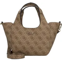 GUESS Handtasche Calista 2 in 1 Mini Tote Latte Logo
