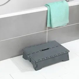 Wenko Secura Trittstufe klappbar grau 250 kg Badewannen Hocker Einstiegshilfe