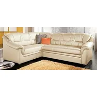 DOMO collection Ecksofa DOMO COLLECTION "Montana, zeitlose Rückensteppung, bequeme Armlehnen, L-Form", beige (creme), B:234cm H:84cm T:185cm, Sofas, Ecksofa, wahlweise mit Bettfunktion