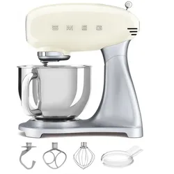 Smeg SMF02CREU Creme/Beige - Küchenmaschine - Edelstahlschüssel  4,8 Liter