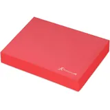 ProsourceFit Übungs-Balance-Pad – rutschfeste, gepolsterte Schaumstoffmatte und Knieschoner für Fitness- und Stabilitätstraining, Yoga, Physiotherapie, 39,4 x 32,4 cm, Rot
