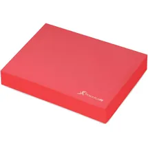 ProsourceFit Übungs-Balance-Pad – rutschfeste, gepolsterte Schaumstoffmatte und Knieschoner für Fitness- und Stabilitätstraining, Yoga, Physiotherapie, 39,4 x 32,4 cm, Rot