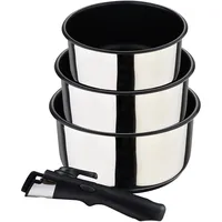 BERGNER Click&Cook | Topfset 4- teilig | Aus Edelstahl