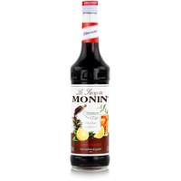 Monin Sirup Konzentrat Zitronen Tee (1 x 0,7l) - Vielseitiges Getränkekonzentrat - Vegan - natürlich - für Eistee - Cocktails und mehr