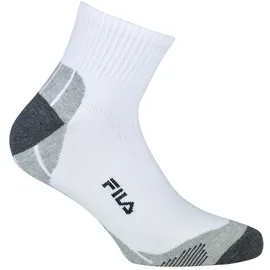 Fila Quarter Multisport Socken 6er Pack Weiß 43-46