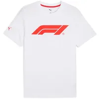Puma Formel 1 Essentials Logo T-Shirt weiß S