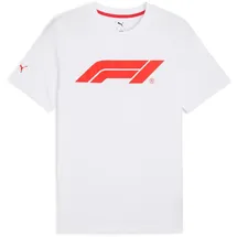 Puma Formel 1 Essentials Logo T-Shirt weiß S