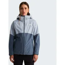 The North Face - Women's DIABLO DYNAMIC ZIP-IN Jacket - Regenjacke Gr. S grau/blau