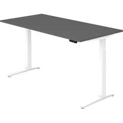 bümö elektrisch höhenverstellbarer Schreibtisch 200x100 cm mit Memory-Steuerung - Design Schreibtisch höhenverstellbar elektrisch, elektrischer