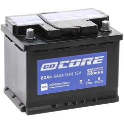 goCORE Starterbatterie VW,MERCEDES-BENZ,AUDI GCA0024 371101Y482,244102324R,7711574556 Autobatterie,Batterie,Fahrzeugbatterie,Akku,Akkumulator