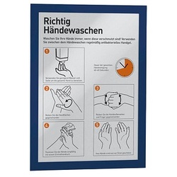 DURABLE Magnetrahmen selbstklebend DURAFRAME® blau A4, 2 St.