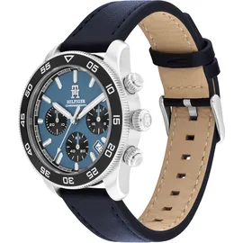 Tommy Hilfiger TH85 Chronograph Leder blau 1792187