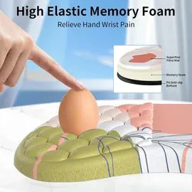 luxuskollektion Ergonomisches Mousepad mit Handauflage und Memory-Schaum