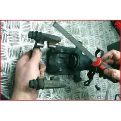 Bremssattelfeile ohne Heft, 150mm