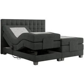 MKS Boxbett 140 x 200 cm H3 Dunkelgrau