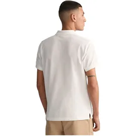 GANT Slim Shield Kurzarm-poloshirt White L