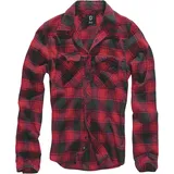 Brandit Textil Brandit Checkshirt Hemd rot/schwarz