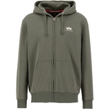 Alpha Industries Basic Sl Reißverschlusspullover Dark Olive M