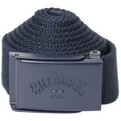 Bauchband BILLABONG "Cog", Herren, blau (navy), [Hauptstoff] 100% Polyester, Bauchbänder Gürtel Stoffgürtel