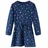 vidaXL Kinderkleid mit Langen Ärmeln Marineblau 104