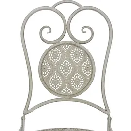 vidaXL 3-tlg. Bistro-Set Stahl Grau