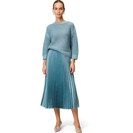 Zero Satin-Rock Midi mit Plisseefalten 34