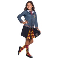 RUBIE'S - Kostüm Top und Rock Gryffindor – Harry Potter, Kinder, H-300826L, Größe L 7 bis 8 Jahre