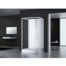 Marwell Komplettdusche White Dream 110 x 80 cm