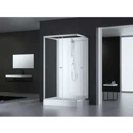 Marwell Komplettdusche White Dream 110 x 80 cm