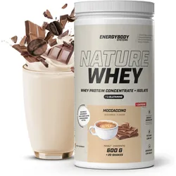 Nature Whey Moccaccino. Eiweißshake ohne künstliche Verdickungsmittel. 600 g EINHEITSFARBE 600g