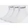 adidas Think Linear Ankle Socken, 3 Paar White / Black 40-42