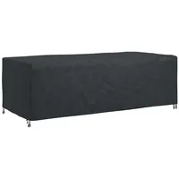 VidaXL Gartenmöbelabdeckung Schwarz 300 x 110 x 70 cm
