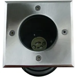 Gtv Bodeneinbaustrahler Metall GU10 IP67 50 W grau