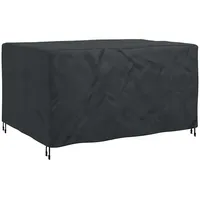 VidaXL Gartenmöbelabdeckung Schwarz 180 x 140 x 90 cm