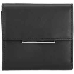 KENORADA Kleinbörse Damen Purus Flap Wallet M schwarz