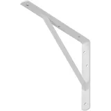 1 Stück SOTOOLS Schwerlastkonsole weiß 300 x 225 x 30 mm Regalkonsole Regalträger aus Stahl