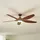 LUCANDE Omendo 152 cm Deckenventilator Schwarz