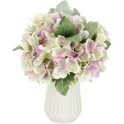Kunstblume I.GE.A. "Künstlicher Blumenstrauß Bouquet Hochzeitsdeko Tischdeko", grün, B/H/L: 20cm x 30cm x 20cm,, Kunstpflanzen, Künstlicher Blumenstrauß Bouquet Hochzeitsdeko Tischdeko