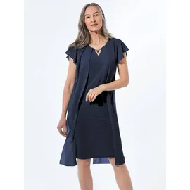 GOLDNER Abendkleid Midi Blau 19