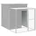 vidaXL Freilaufgehege 165 x 251 x 181 cm grau