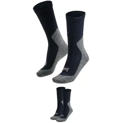 Wandersocken XTREME SOCKSWEAR, Damen, Gr. 35 (38), multi marine, Materialmix, bestickt, normal, Socken, Gepolsterte Unisex Wander-/ Sport- und Funktionssocken