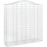 vidaXL Gabionen mit Hochbogen 200 x 50 x 220 cm